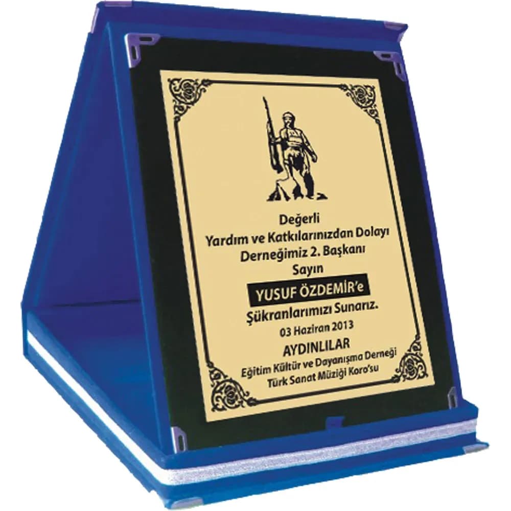 Promosyon Albüm Plaket AP-01L-12x16 - Toptan Baskılı