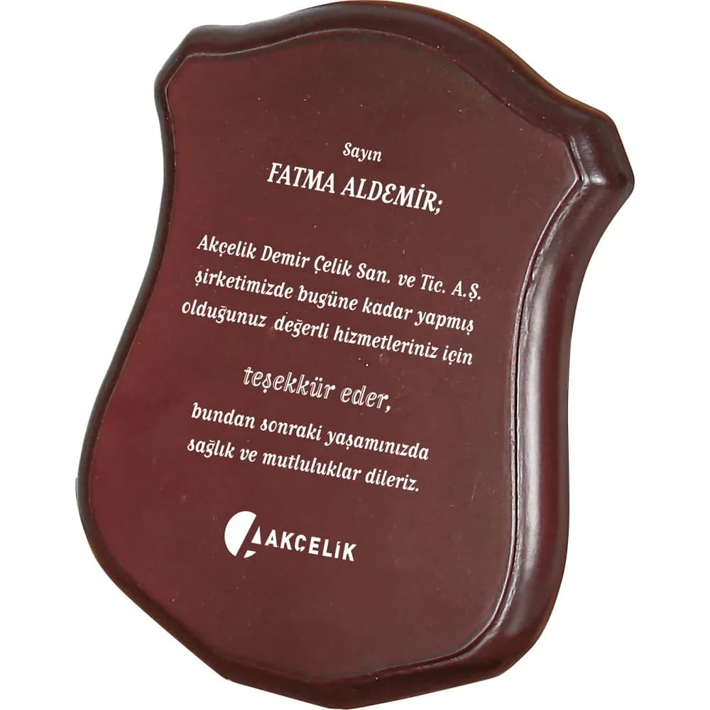 Promosyon Ahşap Plaket BK-76 - Toptan Baskılı