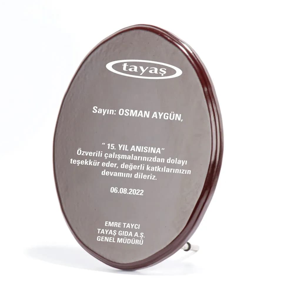 Promosyon Ahşap Plaket BK-77 - Toptan Baskılı