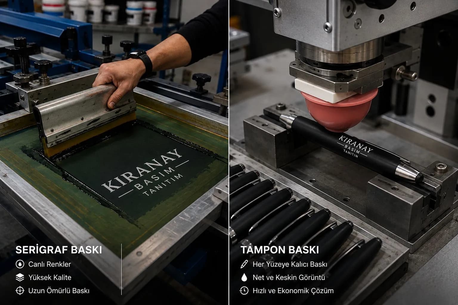 Serigrafi & Tampon Baskı