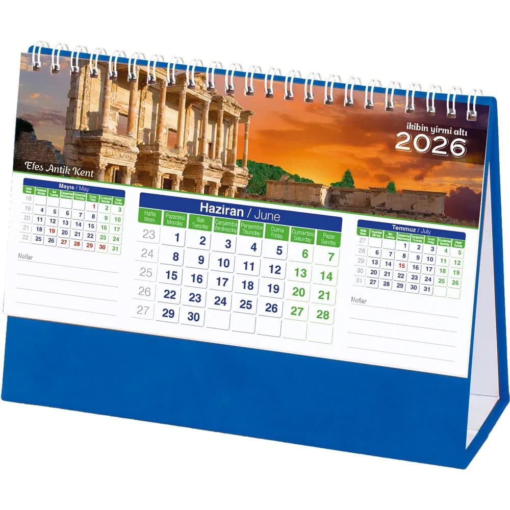 Promosyon Manzara Masa Takvimi AMT-01-TL - Toptan Baskılı