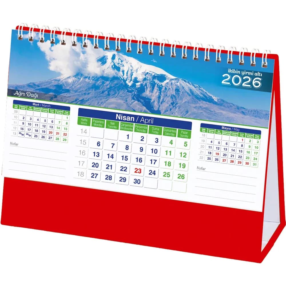 Promosyon Manzara Masa Takvimi AMT-01-TK - Toptan Baskılı