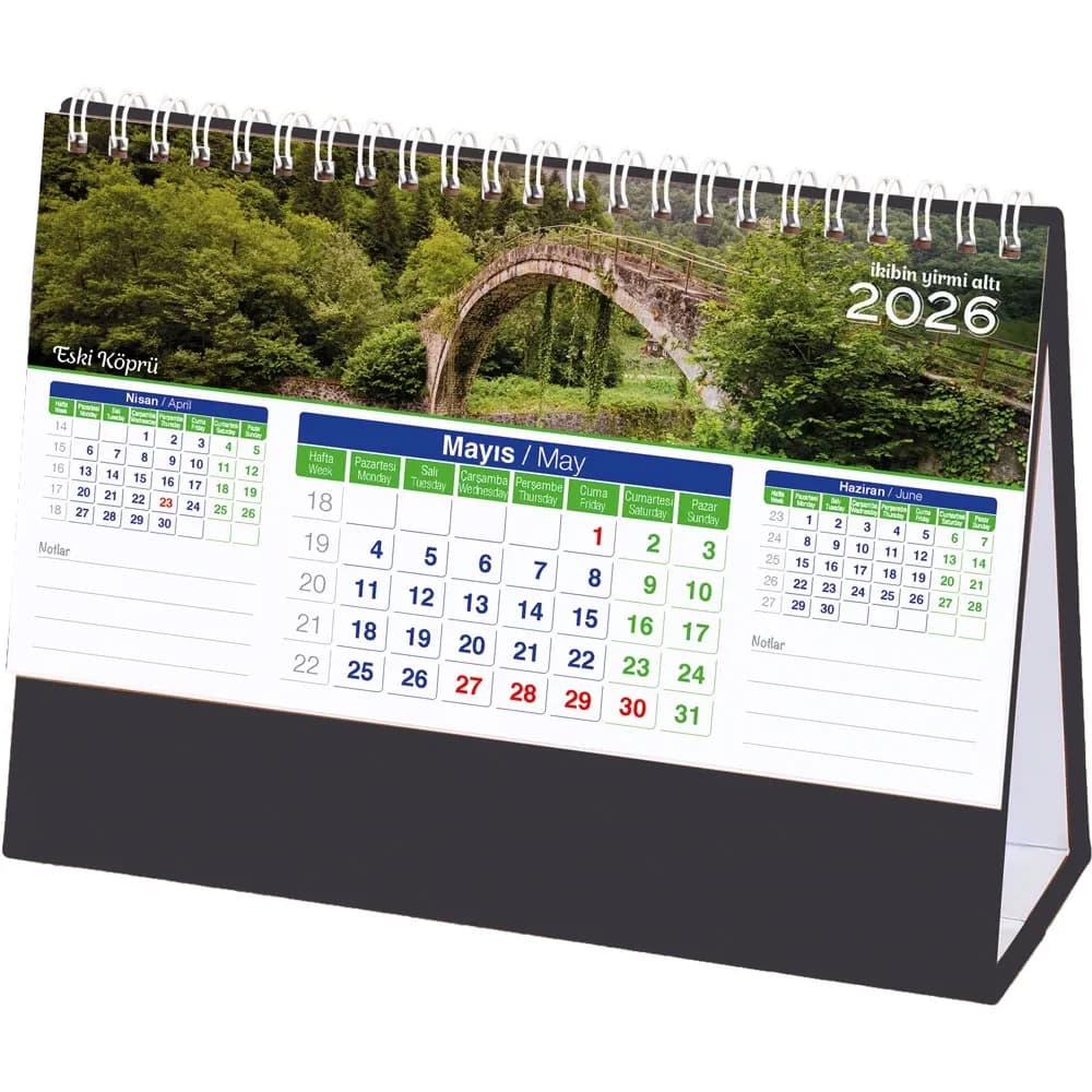 Promosyon Manzara Masa Takvimi AMT-01-TS - Toptan Baskılı