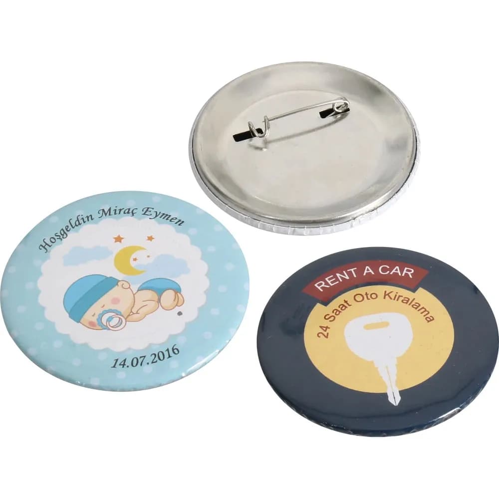 Promosyon 1690 Buton Rozet - Toptan Baskılı