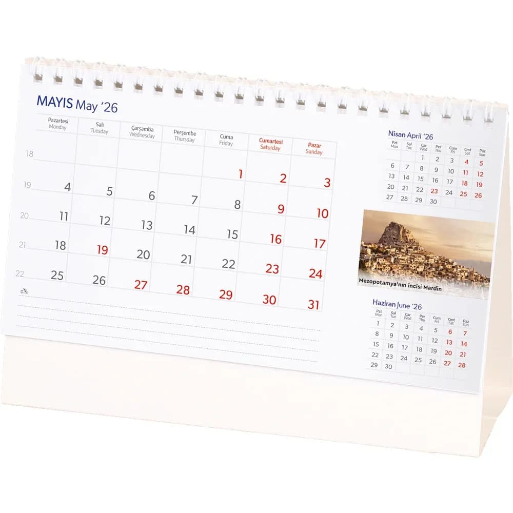 Promosyon Anadolu Masa Takvimi AMT-03-BT - Toptan Baskılı